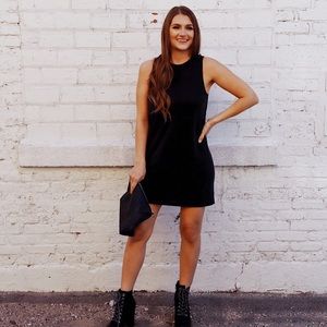 NWT Black t-shirt dress